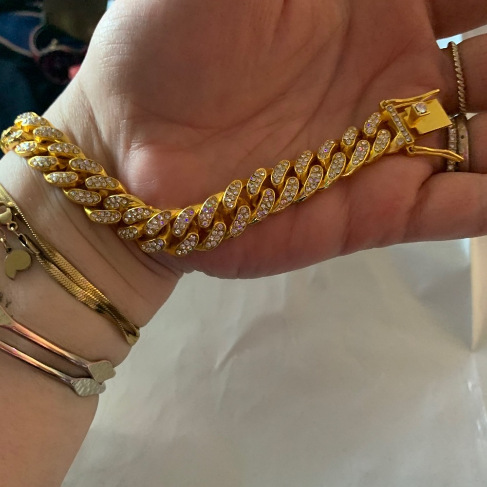 Cuban lint bracelet/Anklet 10 inches